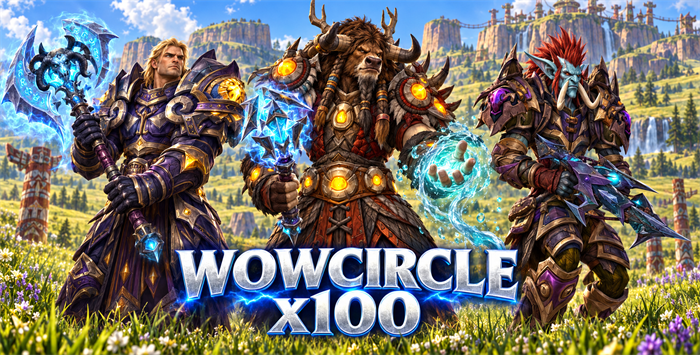 Акки wowcircle x100(лич) с персонажем 80 лв гс +почта(5 штук)